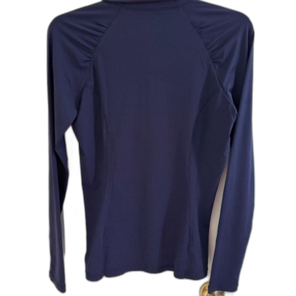 NWT Lilly Pulitzer Women  Luxletic Half-Zip Pullover True Navy UPF50+ Sz S & M - Picture 4 of 4